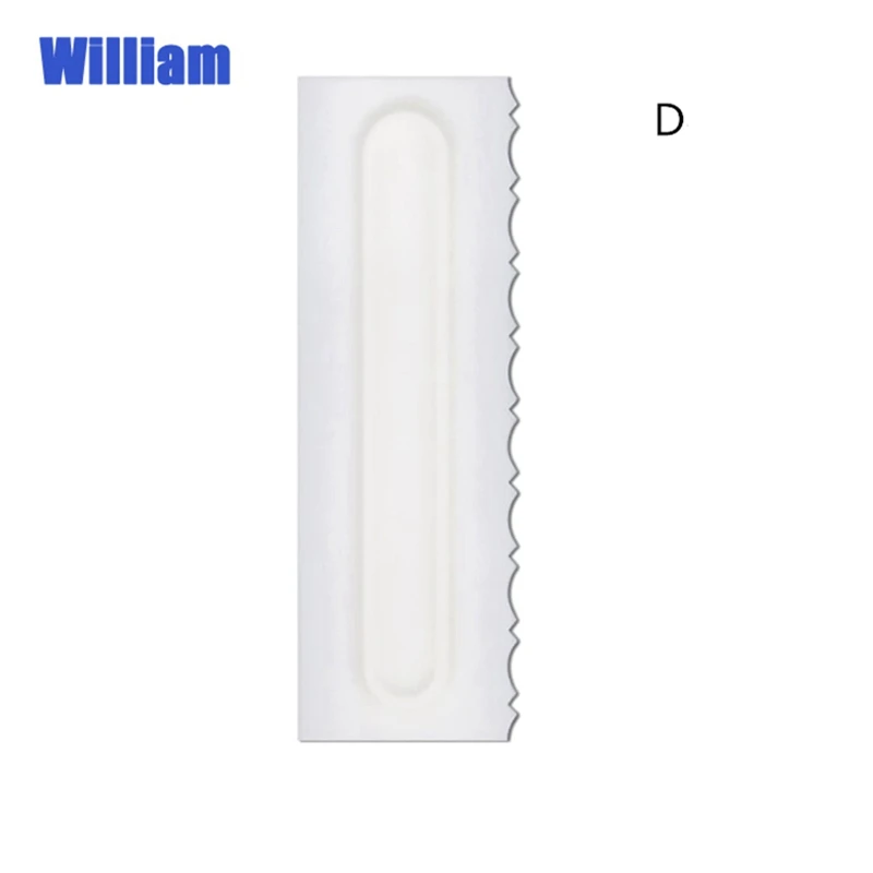 WILLIAM home cream scraper comb plastic sugar cake modeling decorative tools Kitchen Baking Mold | Дом и сад
