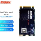 KingSpec SSD M2 NVME 2242 ssd 500 Гб M.2 SSD PCIe NVME 128 ГБ 512 ТБ ssd nmve 2242 внутренний жесткий диск hdd для ноутбука, настольного ПК