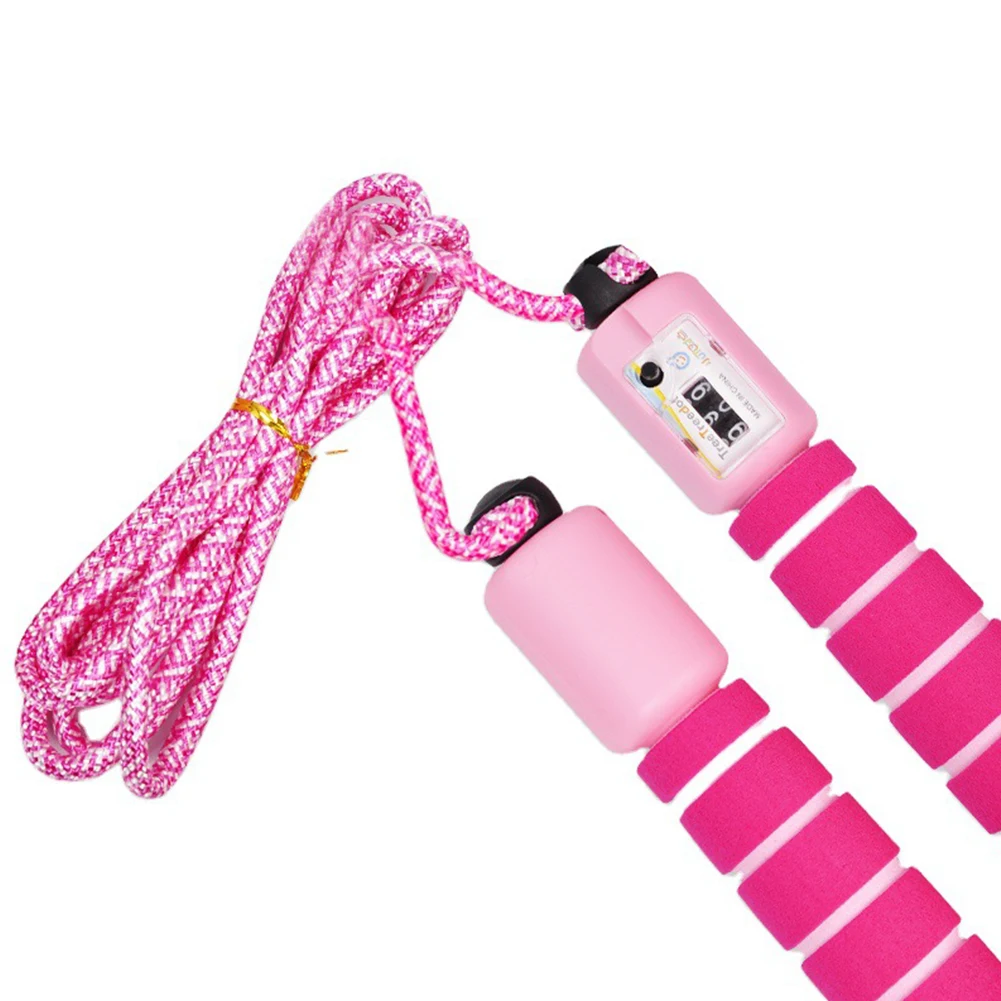 

Children Skipping Rope with Counter Fitness Exercise Jumping Ropes Men Women Gym Outdoors Sports Equipment Supplies