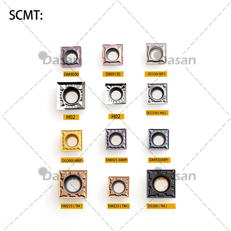 Карбидные вставки SCMT09T304 SCMT09T308 буровая Штанга токарный инструмент резак DM9030 для