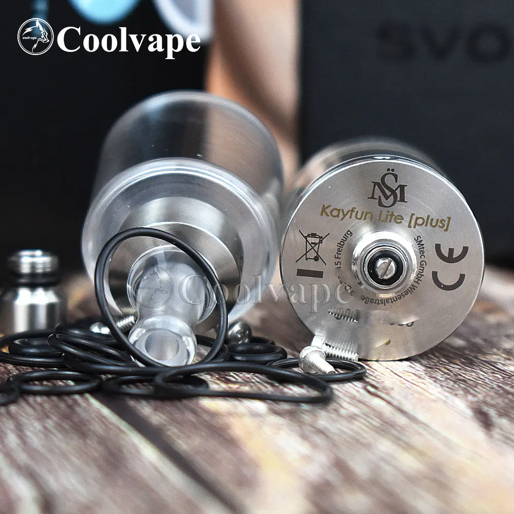 Kayfun lite plus 2021 mtl rta бак атомайзер воздушный перестраиваемый 316ss 22 мм Нижняя