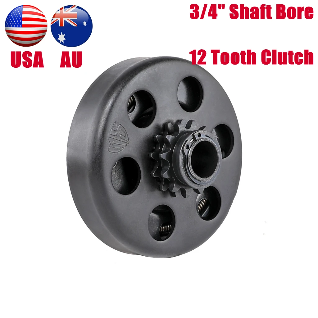 

19 мм автоматический центробежный Привод сцепления, звездочка 35 цепи 3/4 дюйма, отверстие 12 зубьев Drifter для картинга