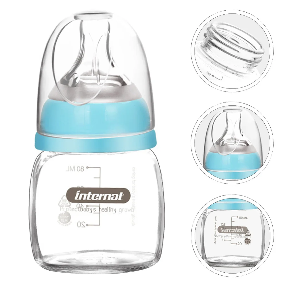 

1pc Baby Feeding Bottle Portable Small Nursing Bottle Fruit Bottle