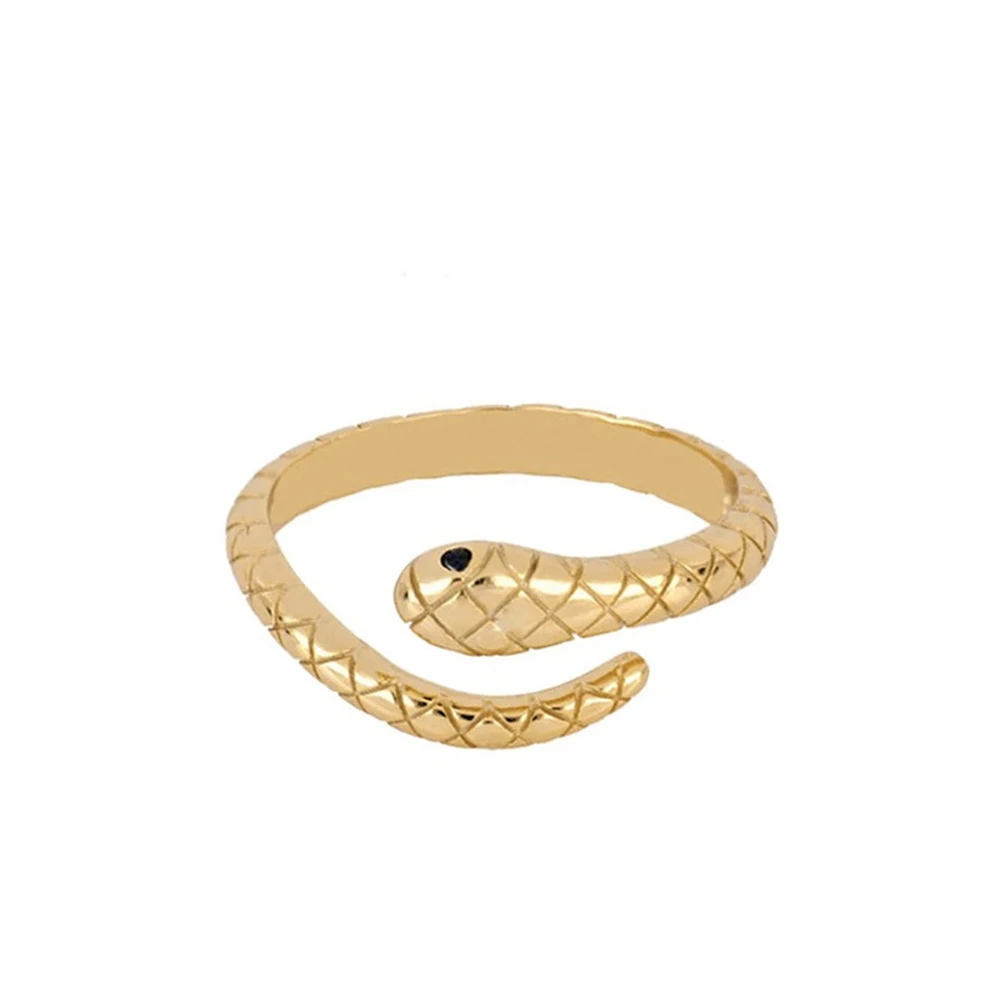 

Vintage Snake Women Jewelry Rings For Women Personality Opening Ring Creative Men Ring