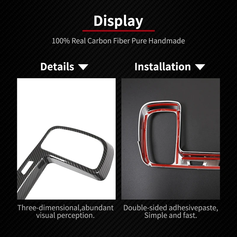 

Car Center Console Air Conditioning Outlet Cover Decorative Frame for Mercedes-Benz GLS GLE W166 2016-2019