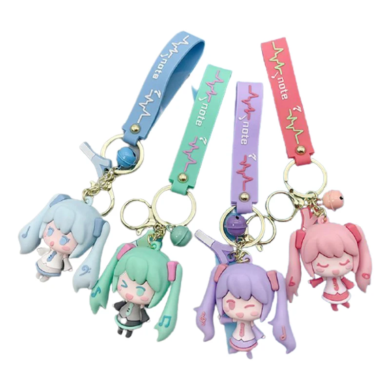 Hatsune Miku брелок с рисунком в виде аниме Kawaii Girl экшн-фигурка японская кукла ПВХ