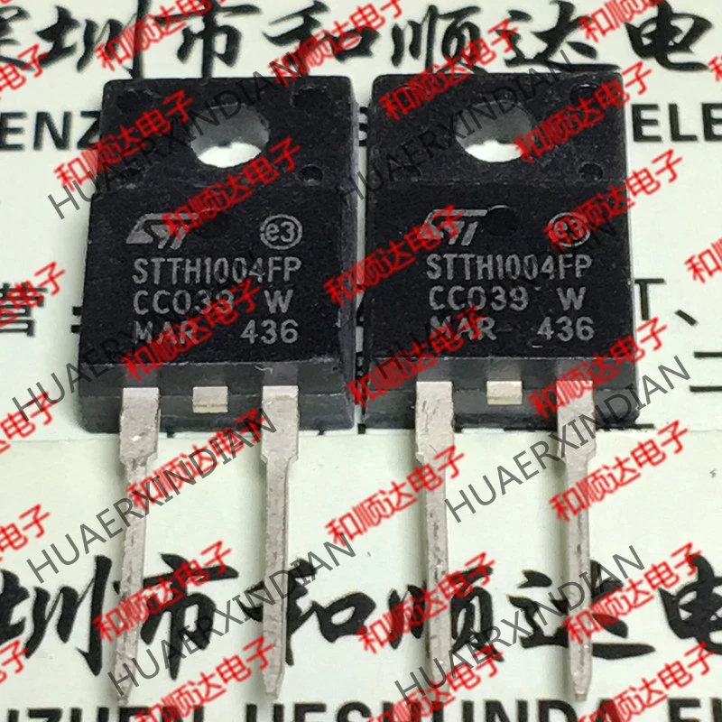 10 шт./лот Новый и оригинальный STTH1004FP TO-220F-2 400V 10A | Электронные компоненты