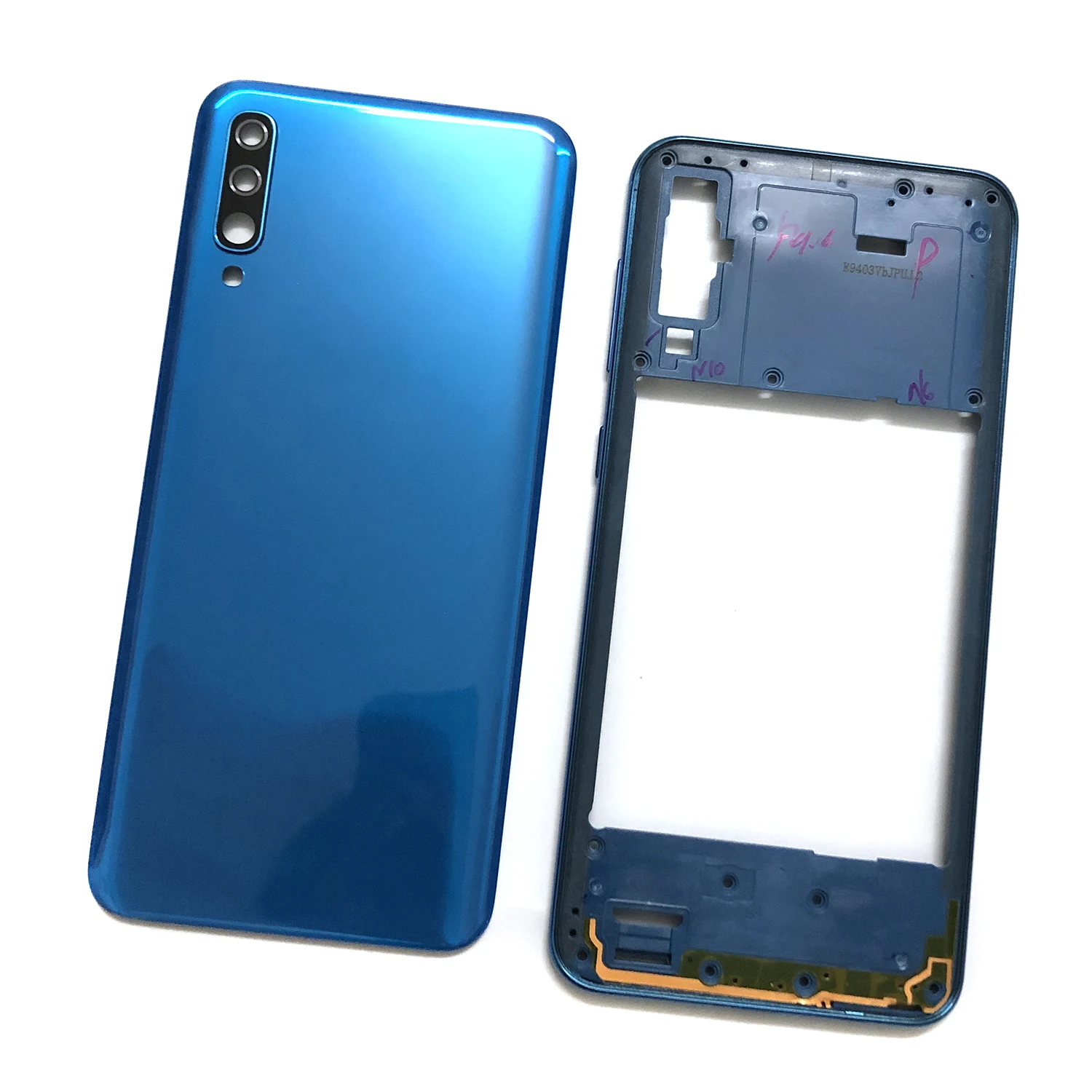 Для Samsung Galaxy A50 2019 A505 A505F A505DS корпус телефона средняя рамка крышка батареи задняя