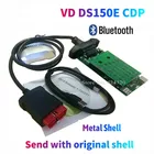 Прибор для сканирования, 10 шт.лот, 2017 R3 V8.0, с двойной зеленой печатной платой, vd ds150e cdp, Bluetooth