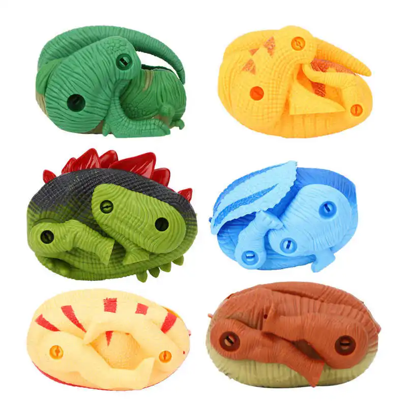 6 шт яйцо динозавра игрушка модель очень моделирования деформации Модели