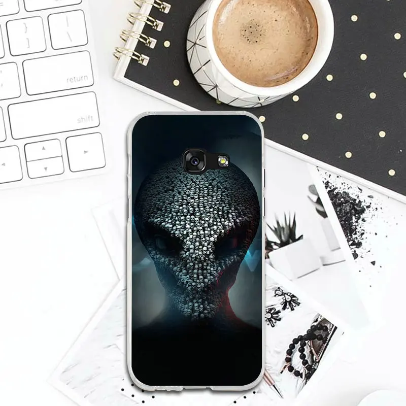 Xenomorph инопланетянин Хищник для Samsung Galaxy J3 J4 J5 J6 J7 J8 A3 A5 A7 2016 2017 2018 корпус чехол