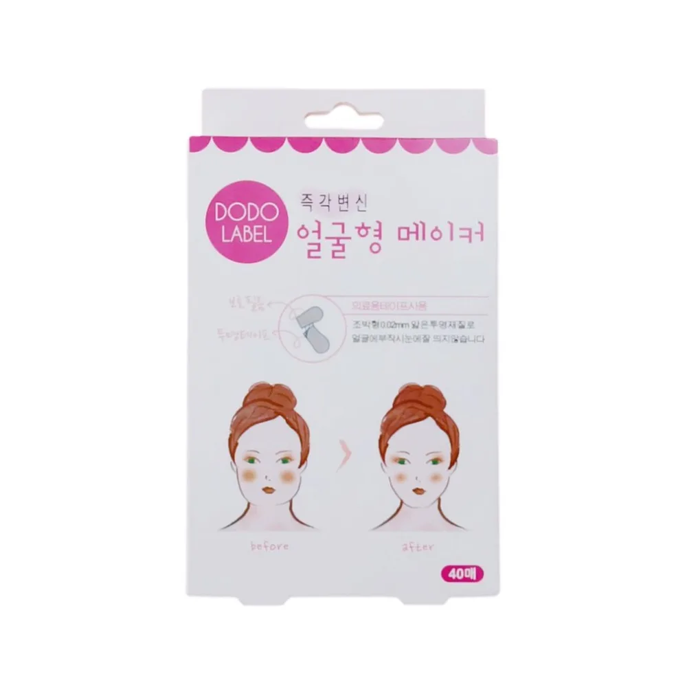 

40PCS/SET Lift Face Sticker Makeup Face Chin Lift Tools Thin Artifact Invisible Medical women V shape skin Tape Face Beauty Tool