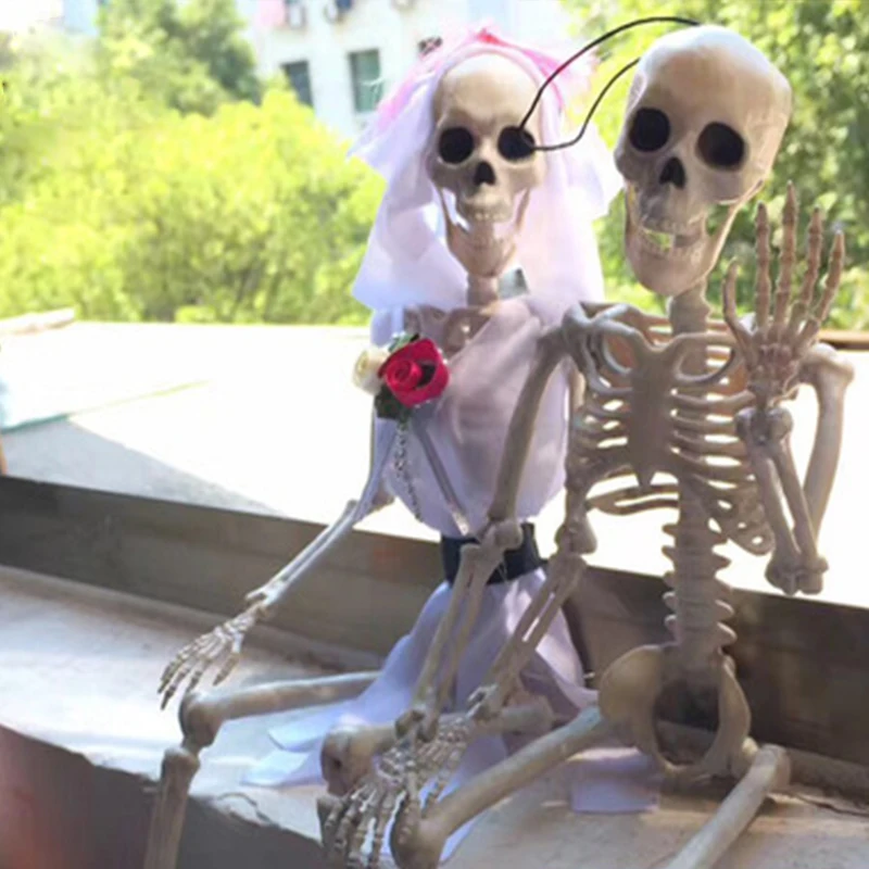 

40CM Skeleton Model Wholesale Various Skeleton Halloween Decoration Props Flexible Mini Human Anatomical Anatomy Bone Toy Decor