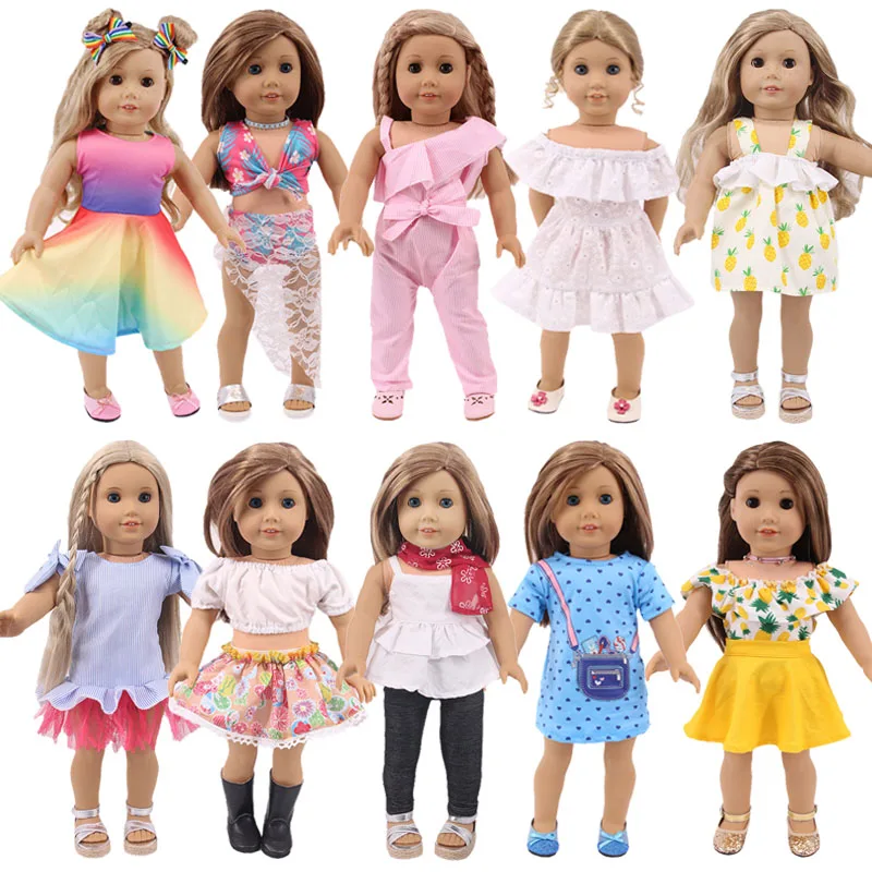 Фото Новый костюм для американской куклы размером 45 см одежда и аксессуары кукол 18