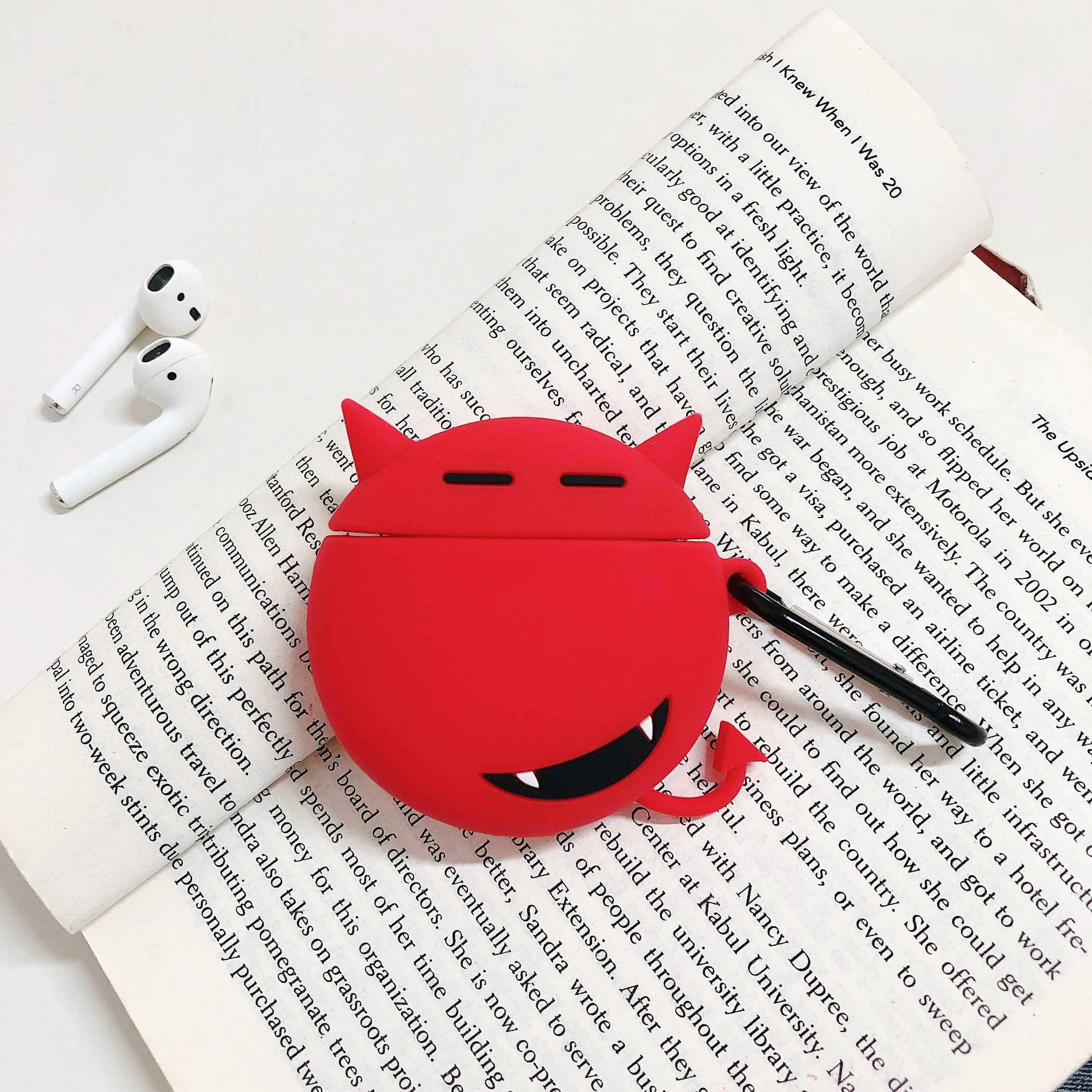 Милый мультяшный чехол для Apple Airpods 1 2 Беспроводная Bluetooth гарнитура силиконовый