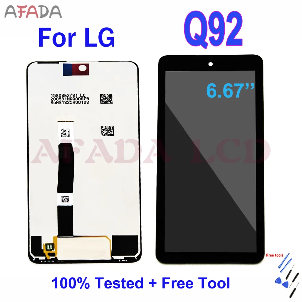 

Original 6.67" For LG Q92 LCD Display Touch Screen Digitizer Assembly Replacement 720*1280 Pixels