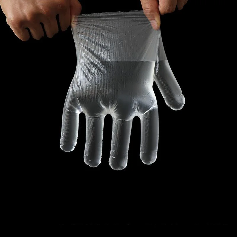 

100 pcs food grade household restaurant kitchen disposable PE gloves for environmental protection barbecue, fruit and vegetables