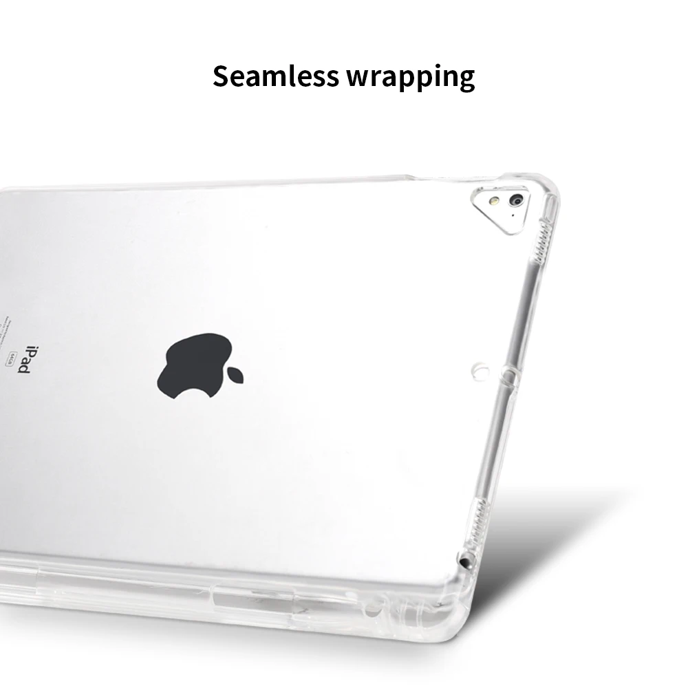 Тонкий мягкий чехол из ТПУ для ipad 9 7 air pro Противоударная прозрачная на планшет с