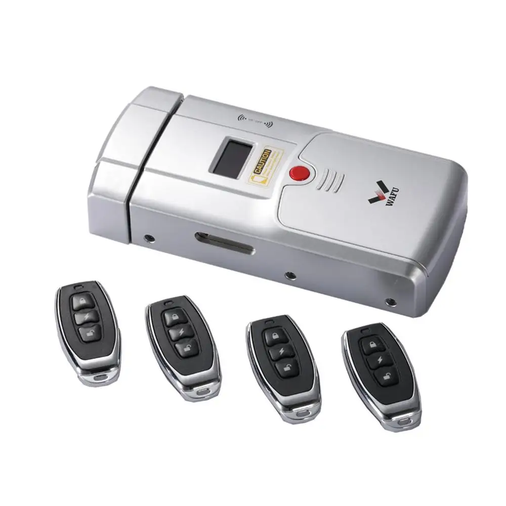 HF-011A Smart Lock WAFU умный электронный замок HF-011A с Bluetooth включенным пультом дистанционного управления без ключа дверной замок Засов встроенный сигнализатор безопасности для дома - Цвет: HF-011A Smart Lock