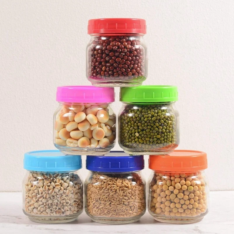 

16 Pack Colored Plastic Mason Jar Lids -8 Wide Mouth & 8 Regular Mouth Ball Mason Lids,Anti-Slip Food Storage Caps
