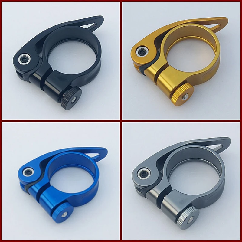 

Bike Seat Post Clamp Tube Clip Quick Release Aluminium Alloy MTB Seatpost Clamp Mountain Road Bike Parts Accessorie 34.9/ 31.8mm