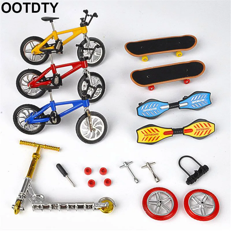 

Mini Scooter Two Wheel Scooter Children's Educational Toys Finger Scooter Bike Fingerboard Skateboard