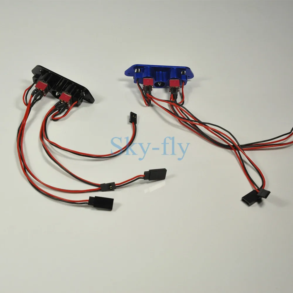 

1 Pcs Kosta Heavy Duty Metal Dual Power Switch with Fuel Dot for RC Airplane