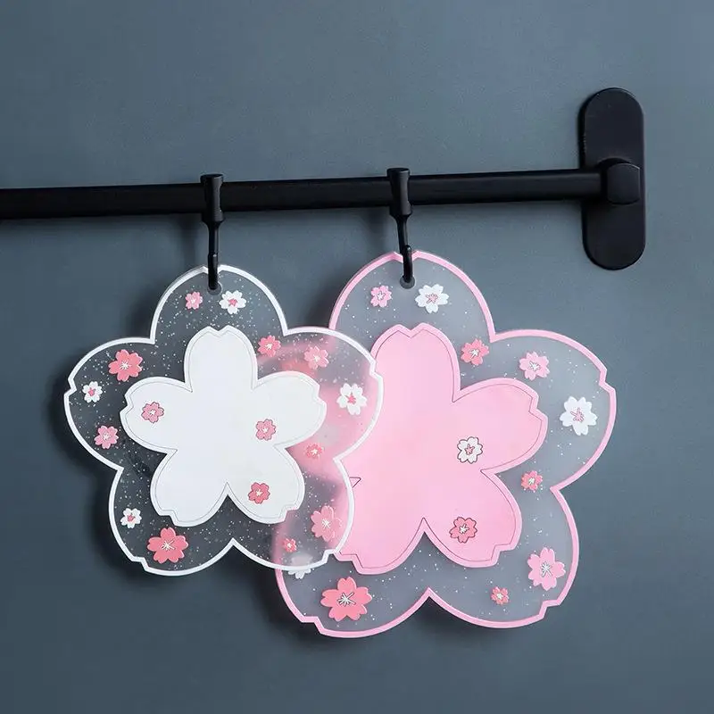 Japan Style Cherry Blossom Heat Insulation Table Mat Family Office Anti-skid Tea Cup Milk Mug Coffee Coaster | Дом и сад