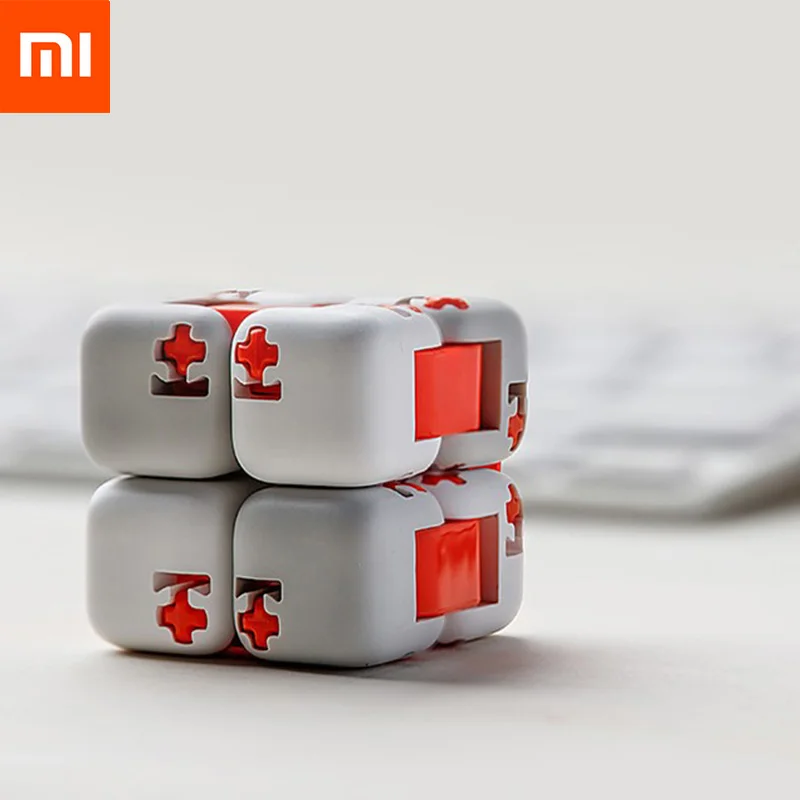 Xiaomi Mitu квадратный Вращающийся палец кирпич интеллектуальные игрушки Интеллектуальный ерзающий куб бесконечные игрушки антистресс тревога