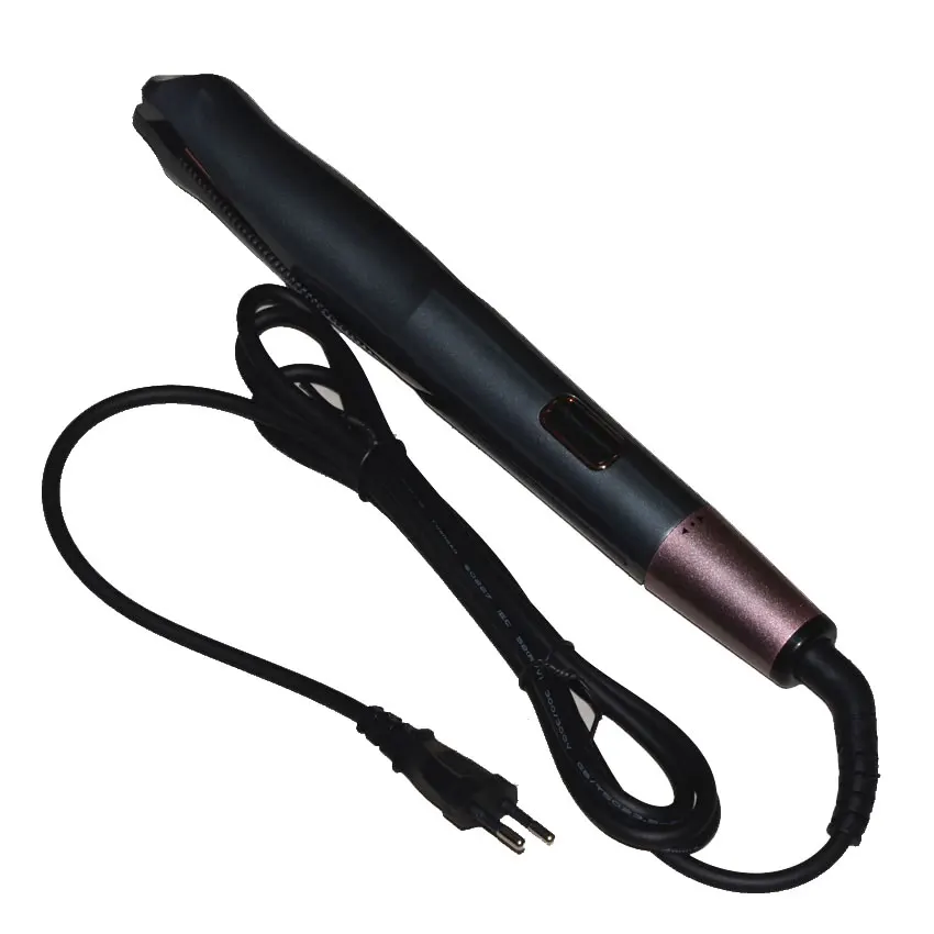 Щипцы для завивки и выпрямления волос 2 в 1 плойка с витой пластиной керамическая