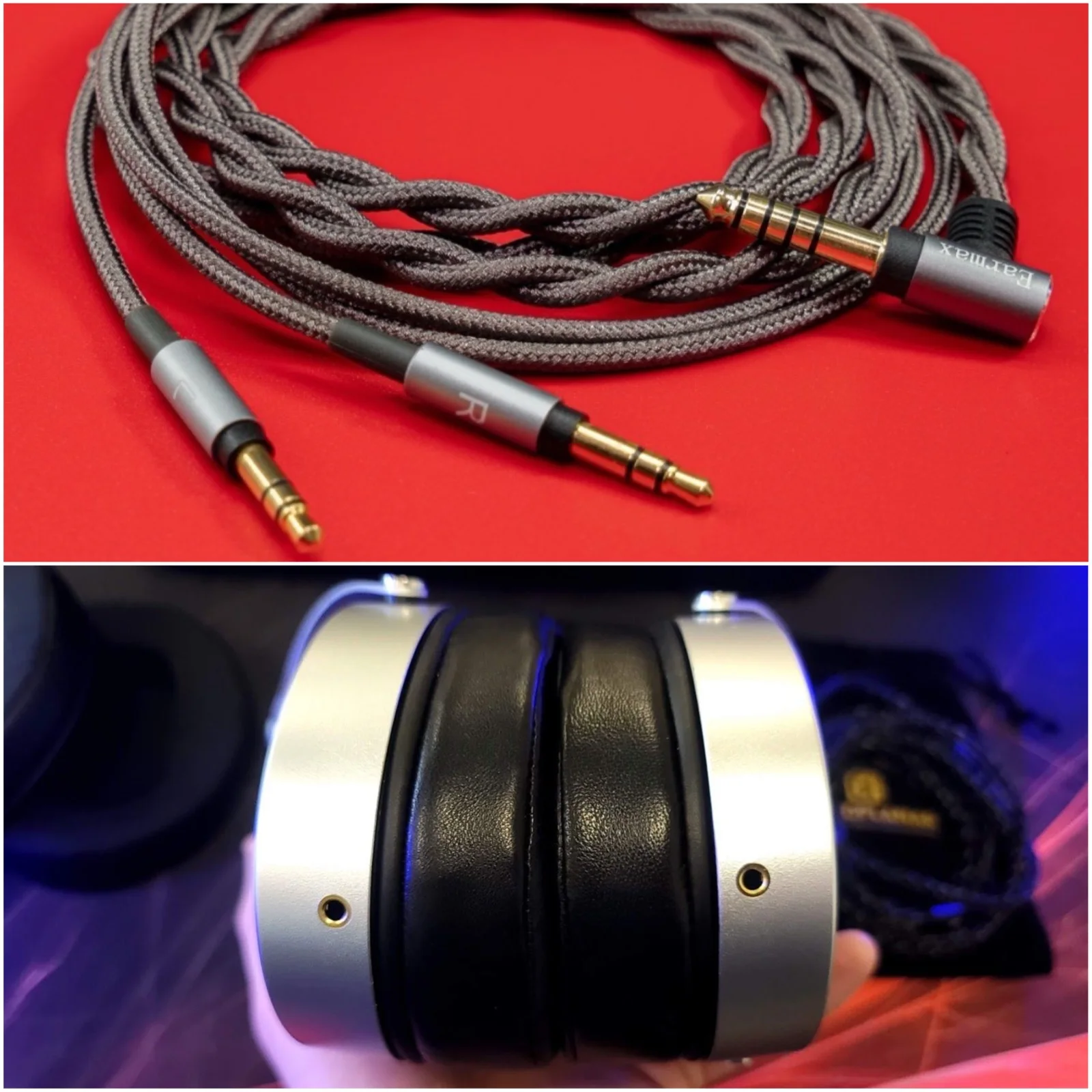 Сбалансированный аудиокабель Hi Fi для наушников Gold Planar GL1200 GL2000 штекер 2 5 мм 3 4 6N