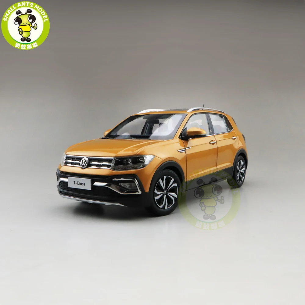 1/18 T-CROSS T крест SUV литая модель автомобиля Модель SUV Игрушки для мальчиков Подарки для девочек на день рождения