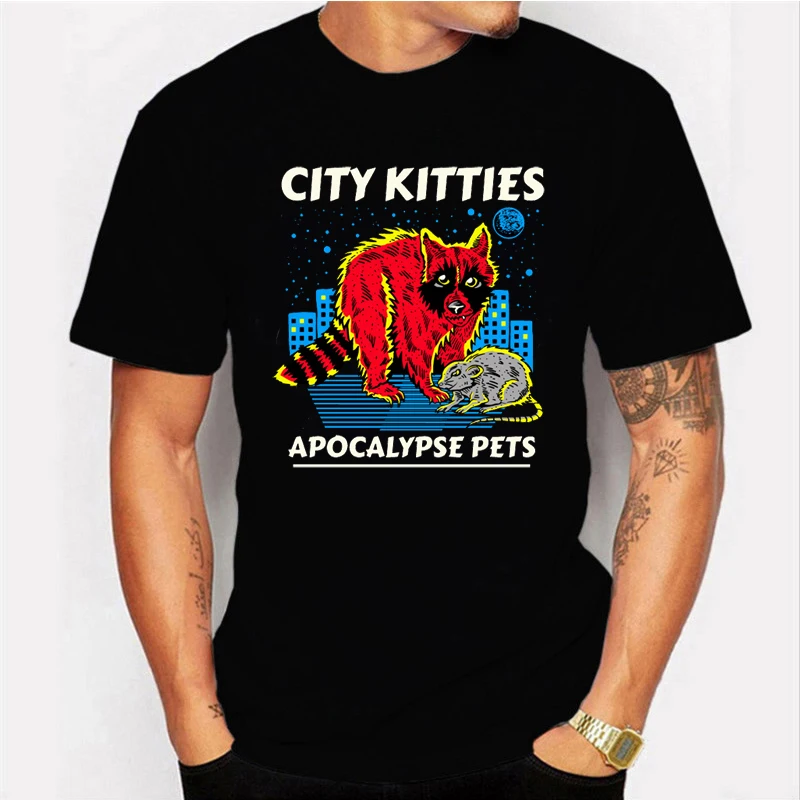 

Horror Skull and Wolf T Shirt Cool Devil Witchcraft Magic Black T-Shirt Harajuku Female/male Tee Tops Unisex Streetwear Gothic