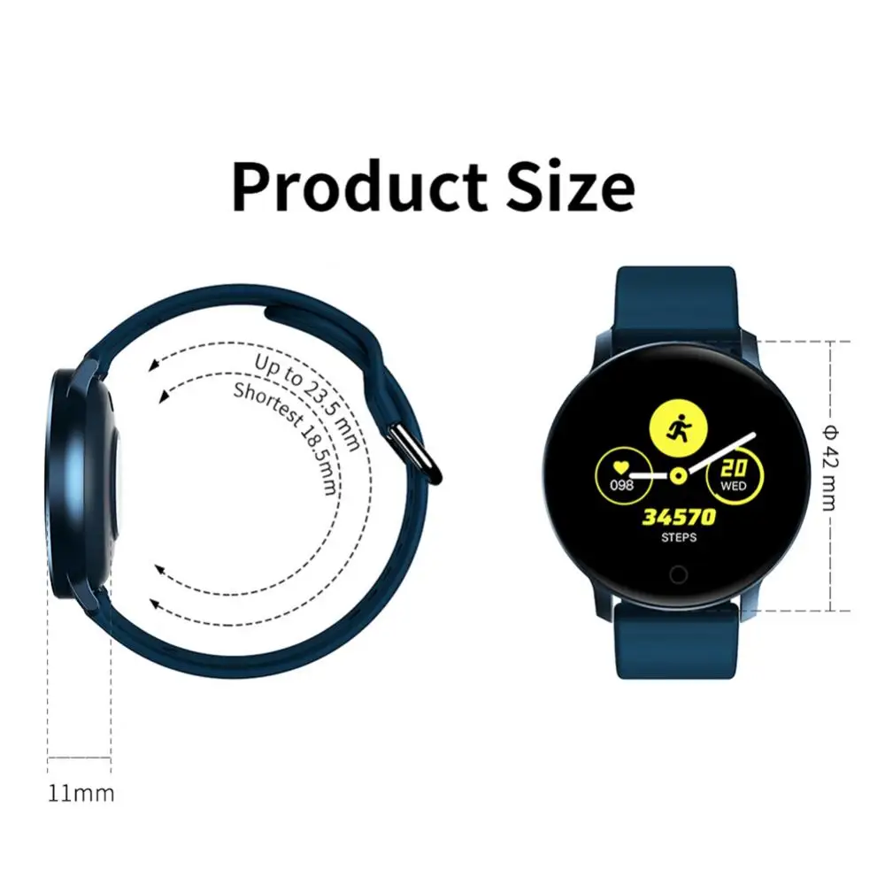 

X9 Sleep Monitoring Pedometer Message Clock Reminder Fitness Tracker Touch Display Multifunction Sport Modes Smart Wrist Watch