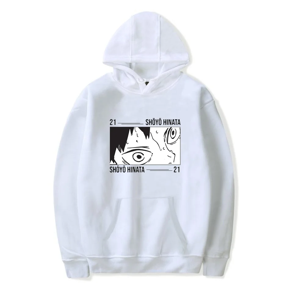 

100%COTTONHaikyuu!! Shoyo Hinata 21 Hoodie Sweatshirt MSBY Black Jackal 2021 New Harajuku Printed Unisex Pullovers