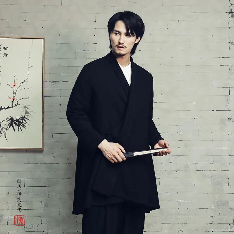 Кимоно в китайском стиле винтажный кардиган японском женское свободное юката