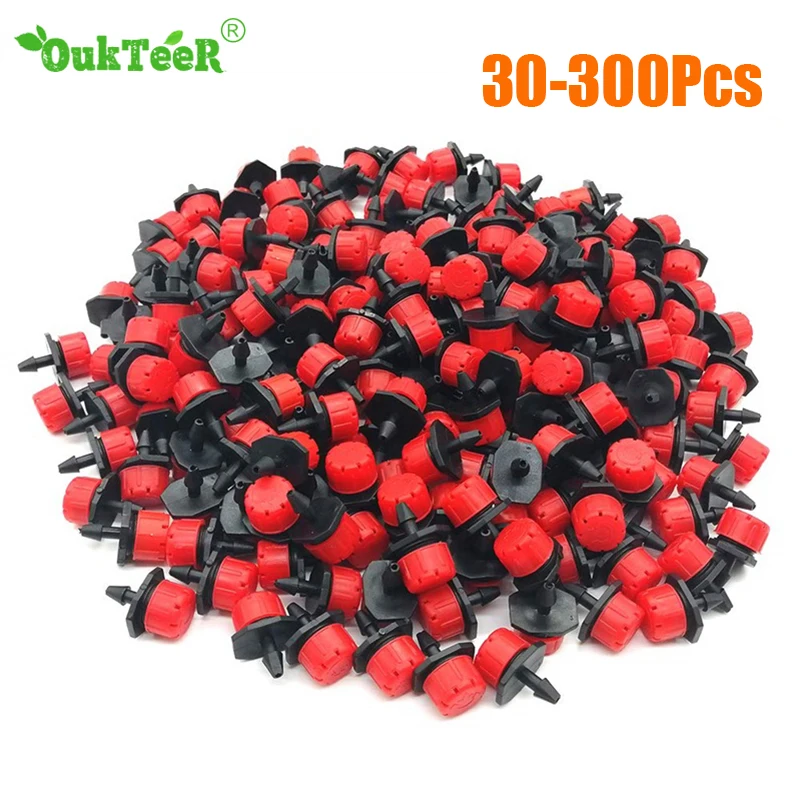 300 шт. Регулируемая микрокапельная система полива разбрызгиватели для защита от