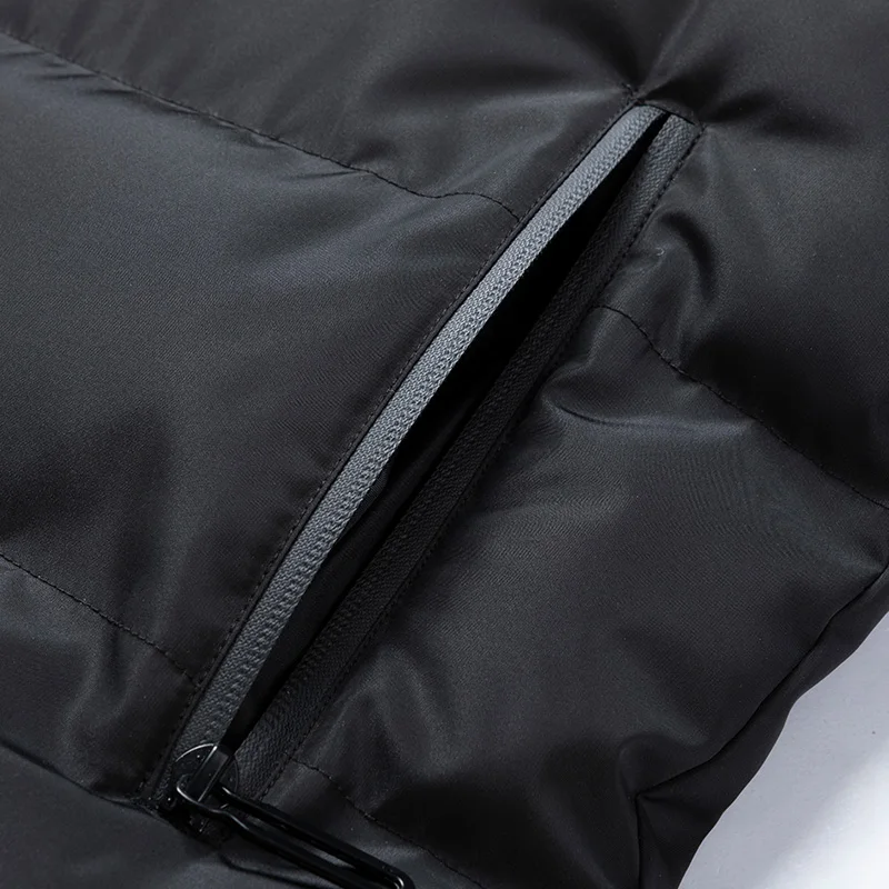 Мужские Пуховые жилеты зимние куртки мужские Модные безрукавки одноцветные на