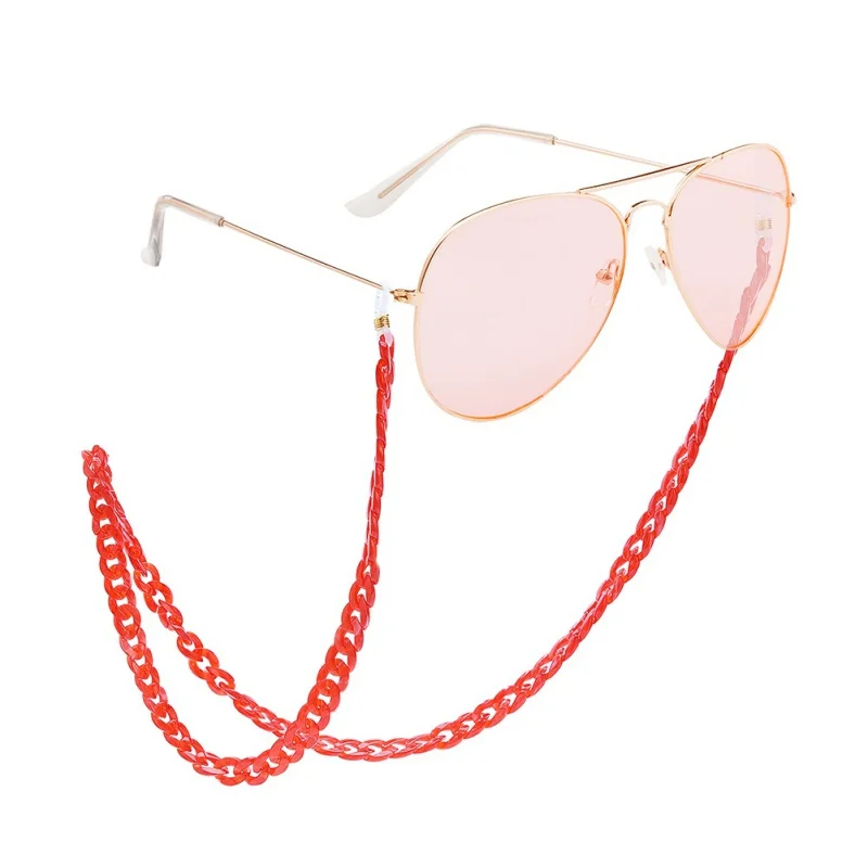 

Fashion Black Metal Sunglasses Eyeglass Chain Adjustable Ends Glasses Holder Retainer 2021 New Arrivals