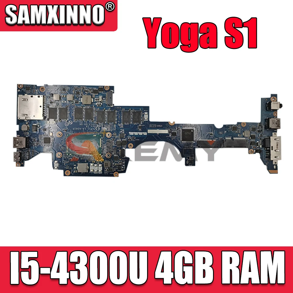 

Для lenovo ThinkPad Yoga S1 LA-A341P 00HT181 00HT183 04X6413 04X6414 Материнская плата ноутбука с фонариком 4 ГБ ОЗУ 100% протестированная работа