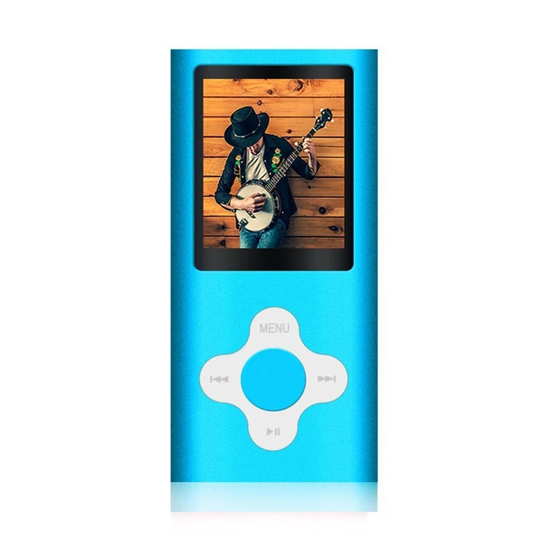 Стильный Mp3/Mp4 плеер с 16 Гб Micro-Sd карты поддержка просмотра фото мини Usb порт 1 8