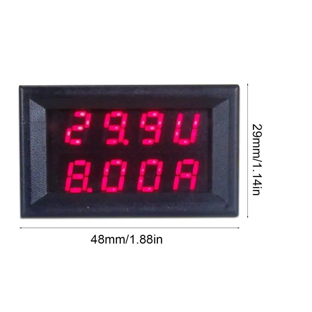 Электронный цифровой вольтметр амперметр постоянного тока 0-200 в двойной