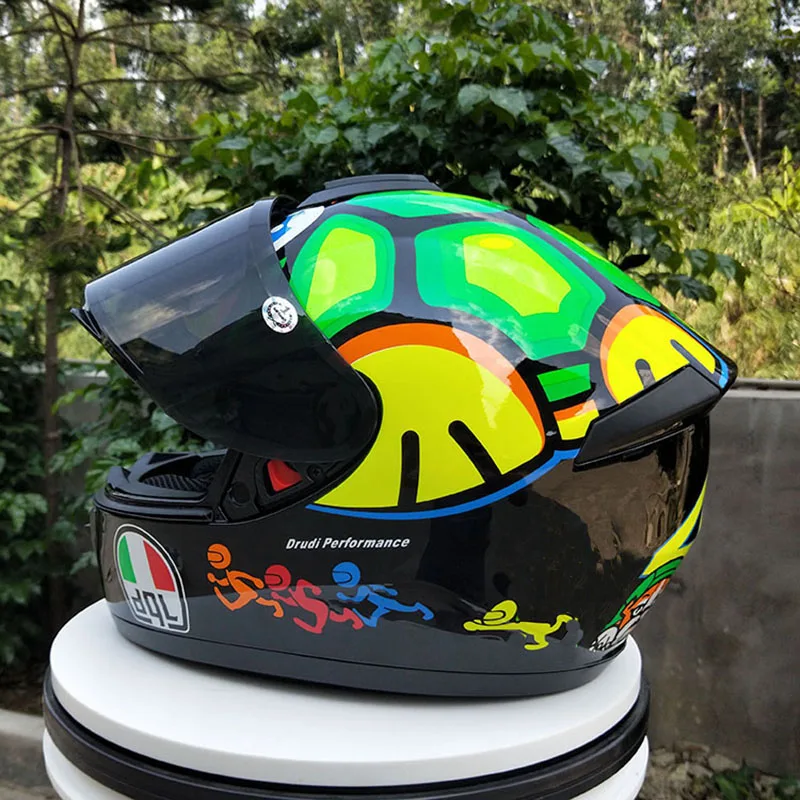 Мотоциклетный шлем для мужчин и женщин противотуманный на все лицо езды по