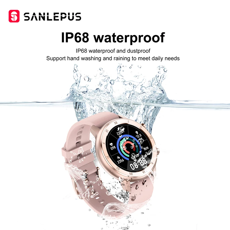 

SANLEPUS Global Version Smart Watch IP67 Waterproof Smartwatch 2021 New Men Women Fitness Bracelet Band For Android Apple Xiaomi