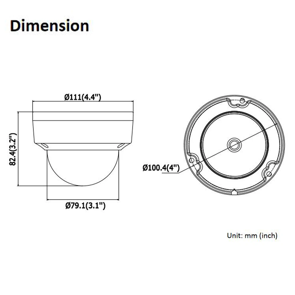 Камера видеонаблюдения Hikvision оригинальная DS-2CD2185FWD-I 8 Мп H.265 IP-камера 4K интерфейс