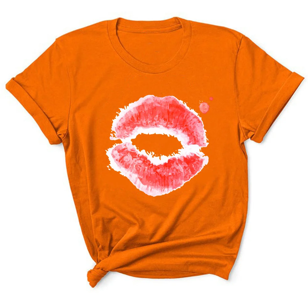 

New 15 Colors Women 2021 Short Sleeve Printing Spring Fashion Lady Clothes Print Tshirt Female Tee Top Ladies XK00052