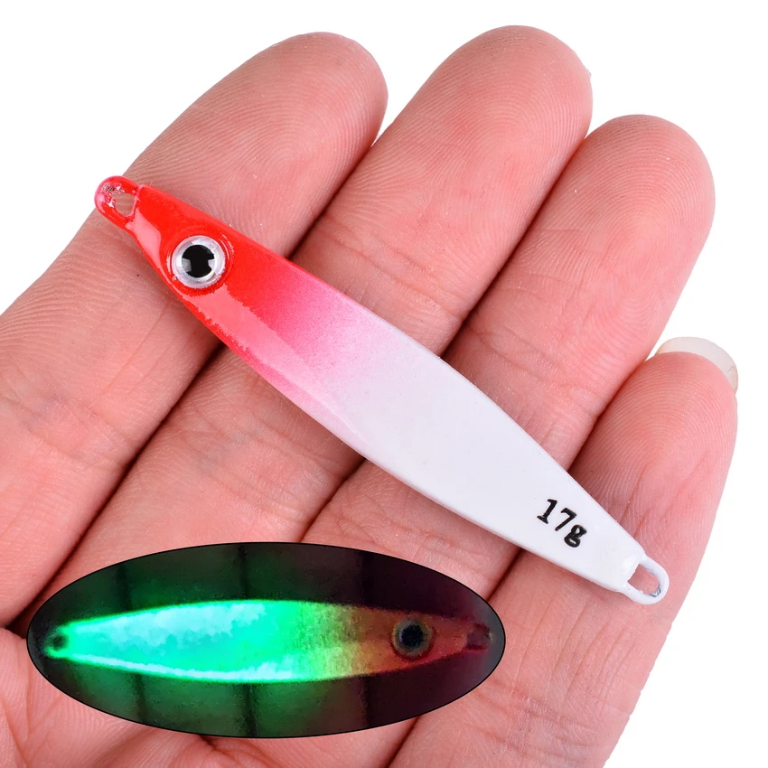 

12pcs Metal Fishing Lures 7g 12g 17g 22g 30g 40g Cast Jig Spoon Casting Jigging Lead Fish Sea Bass Fishing Lure Artificial