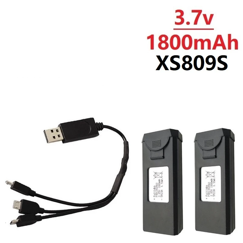 3,85 V 1800mAh Lipo Bettery зарядное устройство набор для VISUO XS809s XS816 RC Квадрокоптер Дрон батарея запасные части Аксессуары 3,7 v - Цвет: Blue
