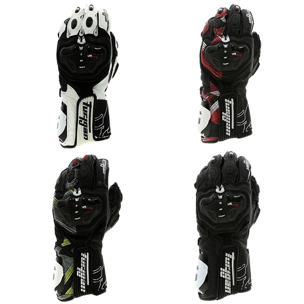 

Motorcycle Long Gloves Leather CE Certified Protective Gloves Waterproof Motorbike Motocross Gloves Men Guantes AFS-19