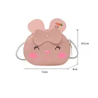 Детский рюкзак с мультяшными животными, круглая сумка на молнии, кошелек, Наплечная Сумка, кролик, тигр, Регулируемый рюкзак из искусственной кожи для малышей